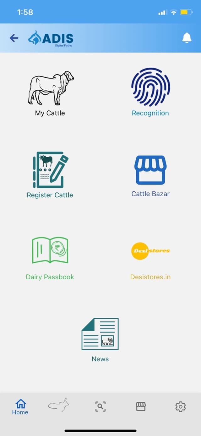 ADIS App Dashboard  Cattle Health Tracking and Veterinary Monitoring